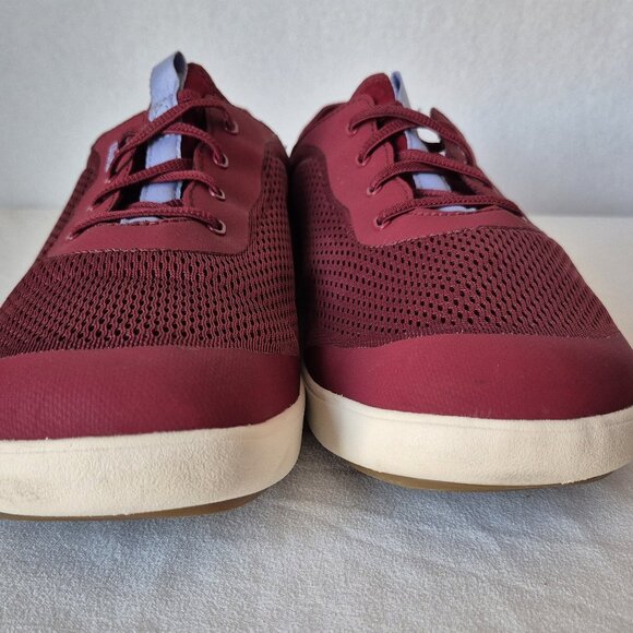 Olukai Moku Pae Men's US13 Outdoor Water Boat Shoes Stretch Breathable Mesh Red - Picture 6 of 10